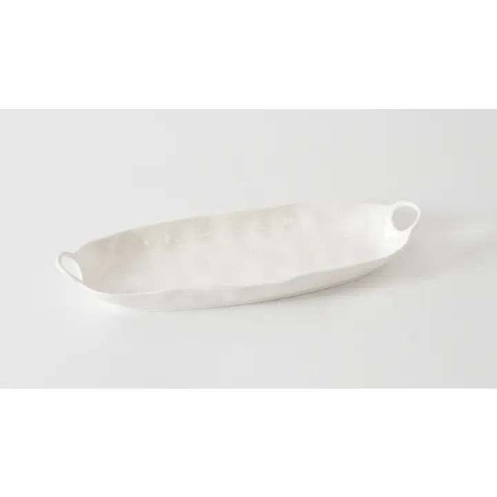 Melamine White Deep Long Server