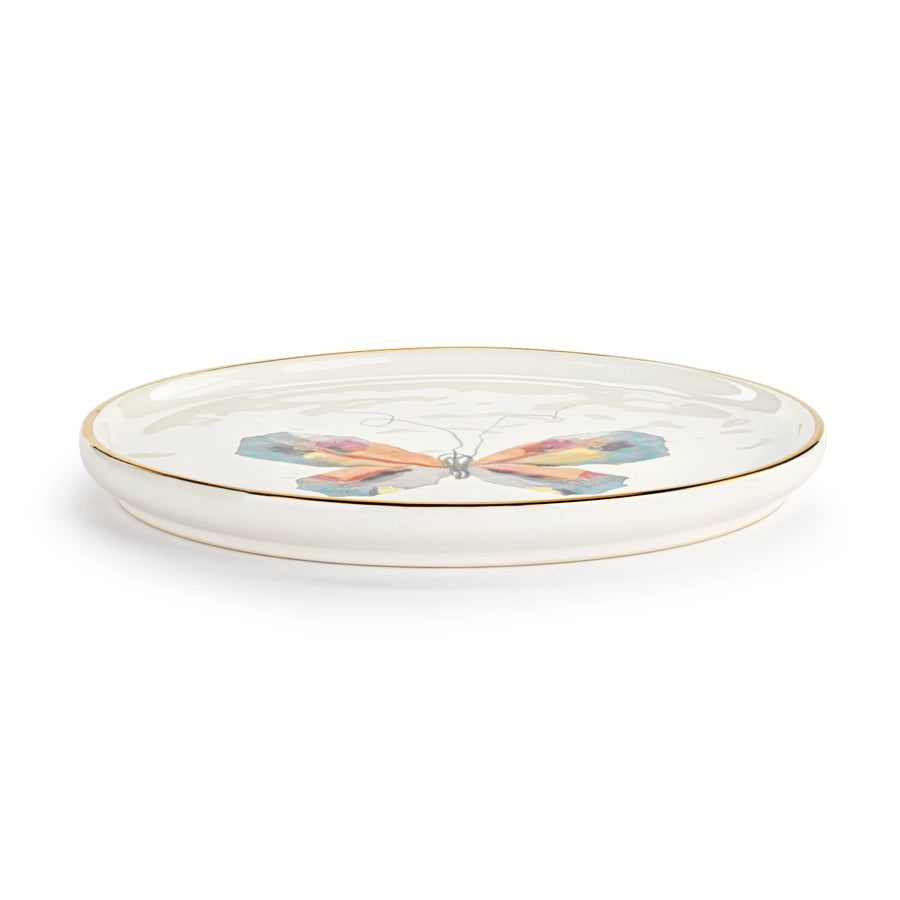 Multi Butterfly Ceramic Hanging Plate
