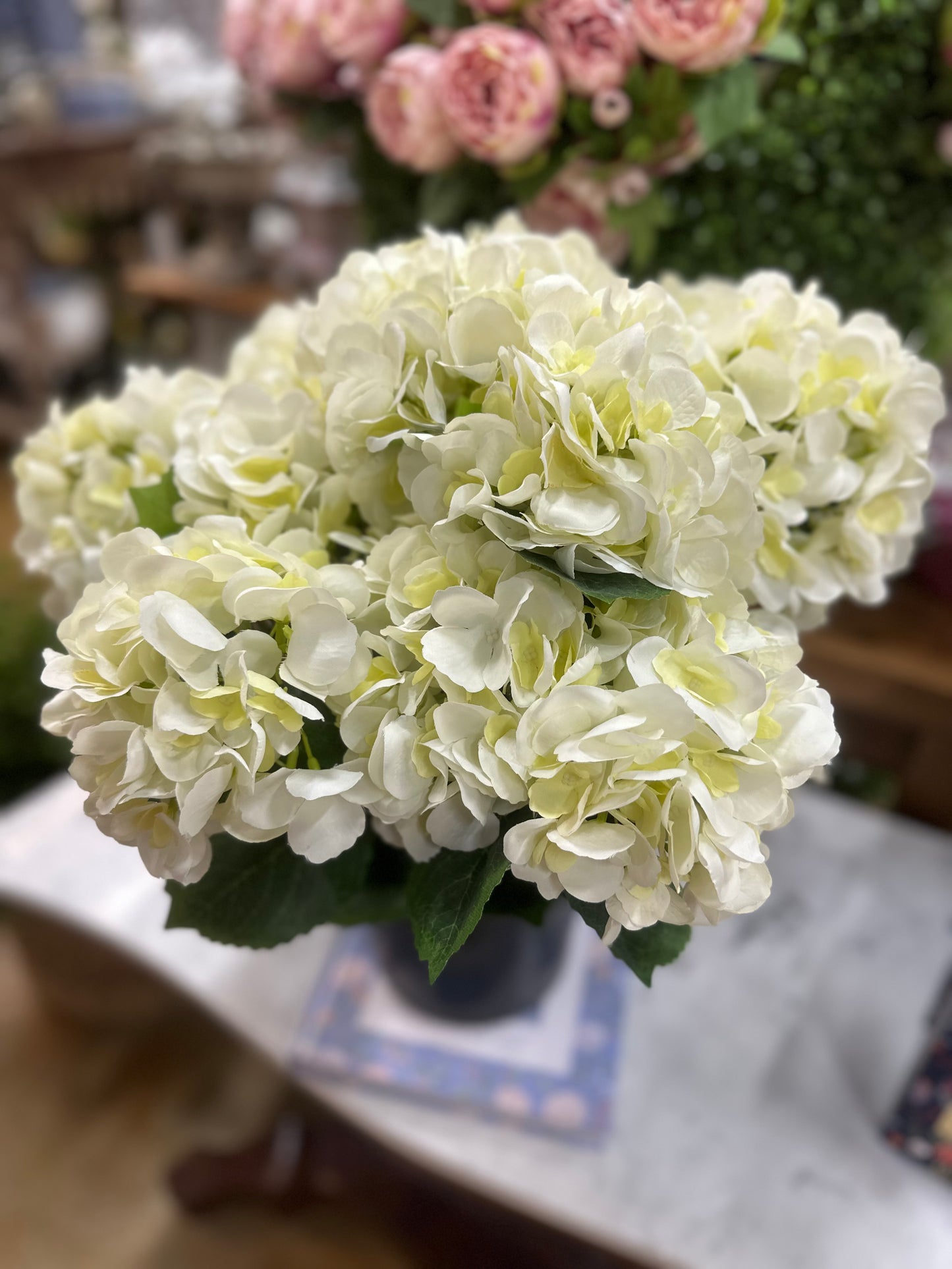 Faux Hydrangea Plant