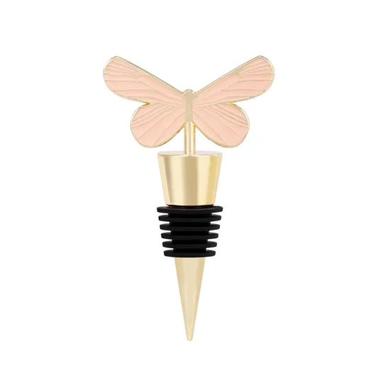 Pink & Gold Butterfly Stopper