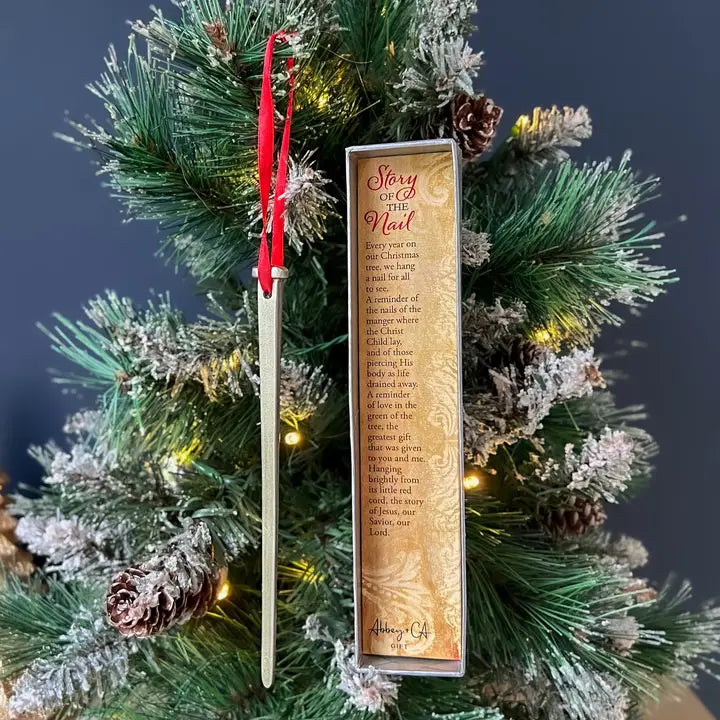 Christmas Nail Story Ornament