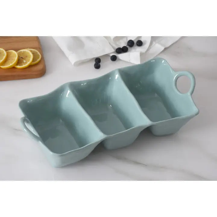 Melamine Aqua 3 Section Deep Server