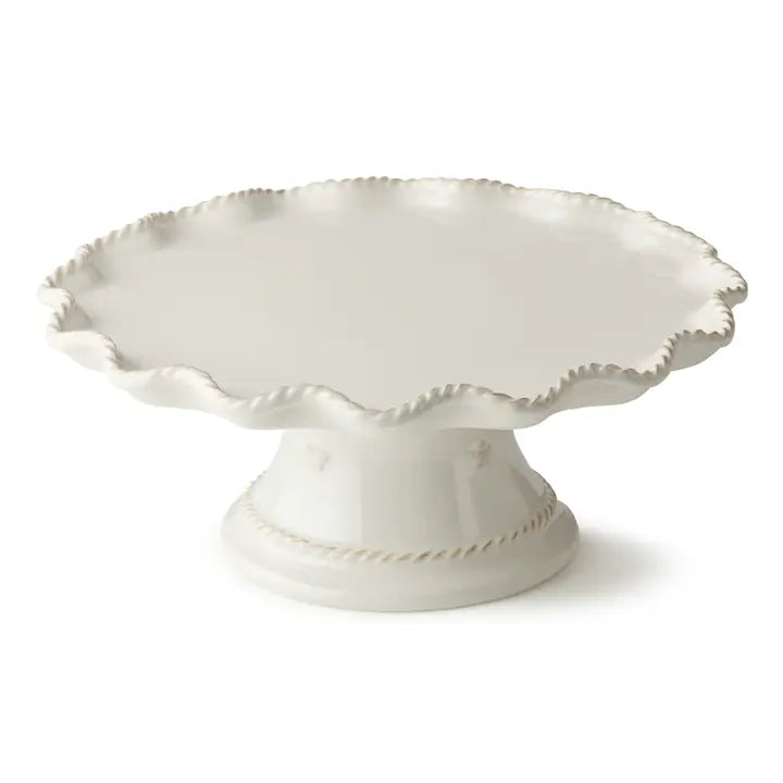 Heritage Stoneware Footed Cake Plate