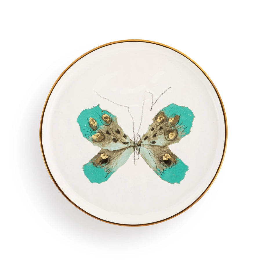 Multi Butterfly Ceramic Hanging Plate