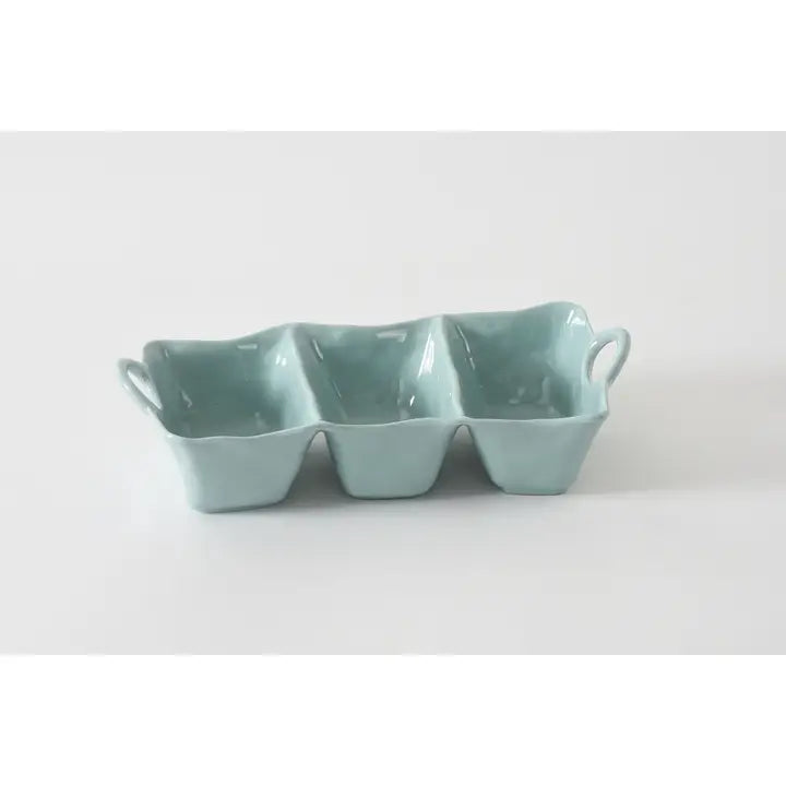 Melamine Aqua 3 Section Deep Server