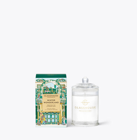 'Winter Wonderland' Glasshouse Candle- 3 Sizes