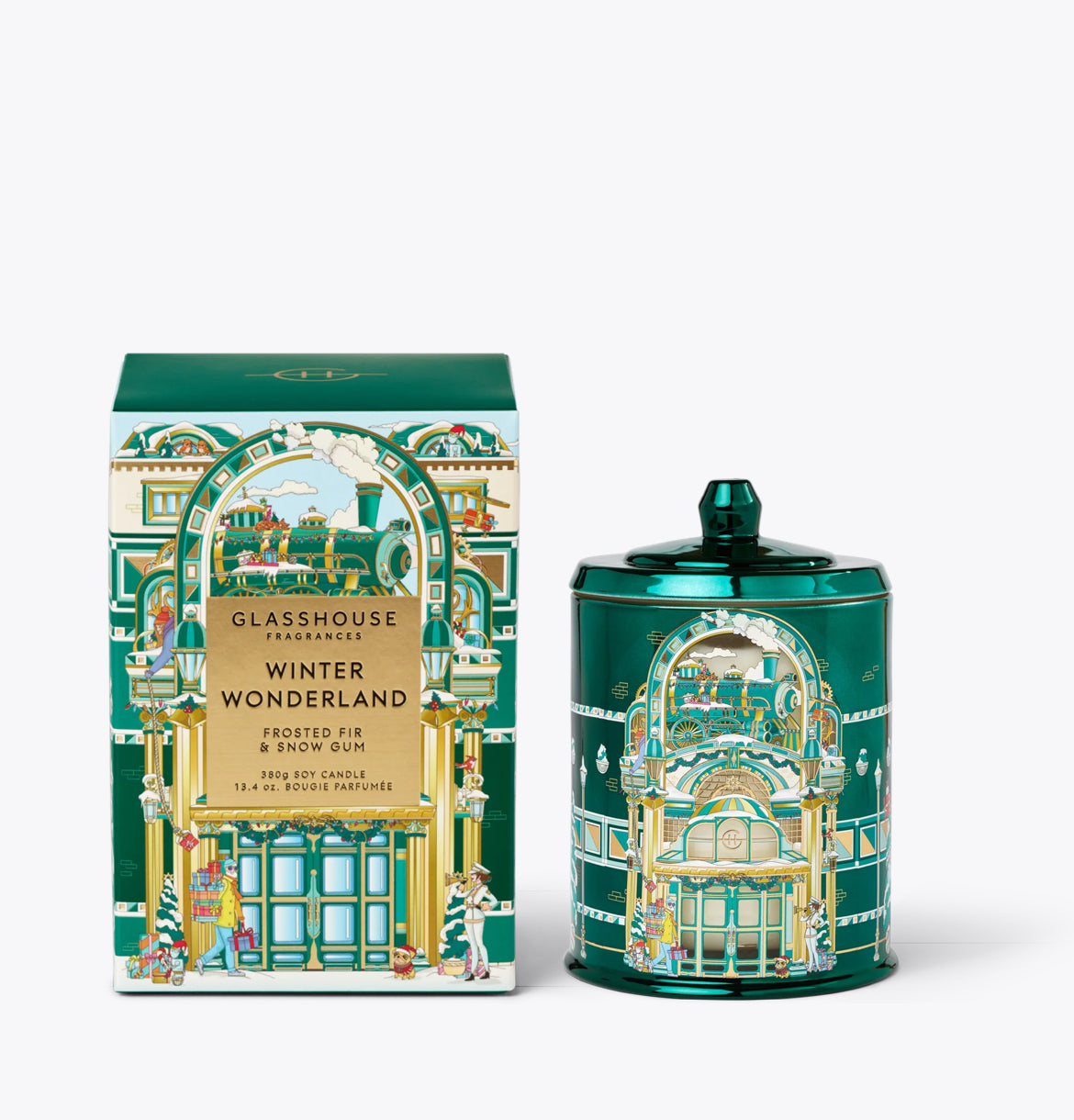 'Winter Wonderland' Glasshouse Candle- 3 Sizes