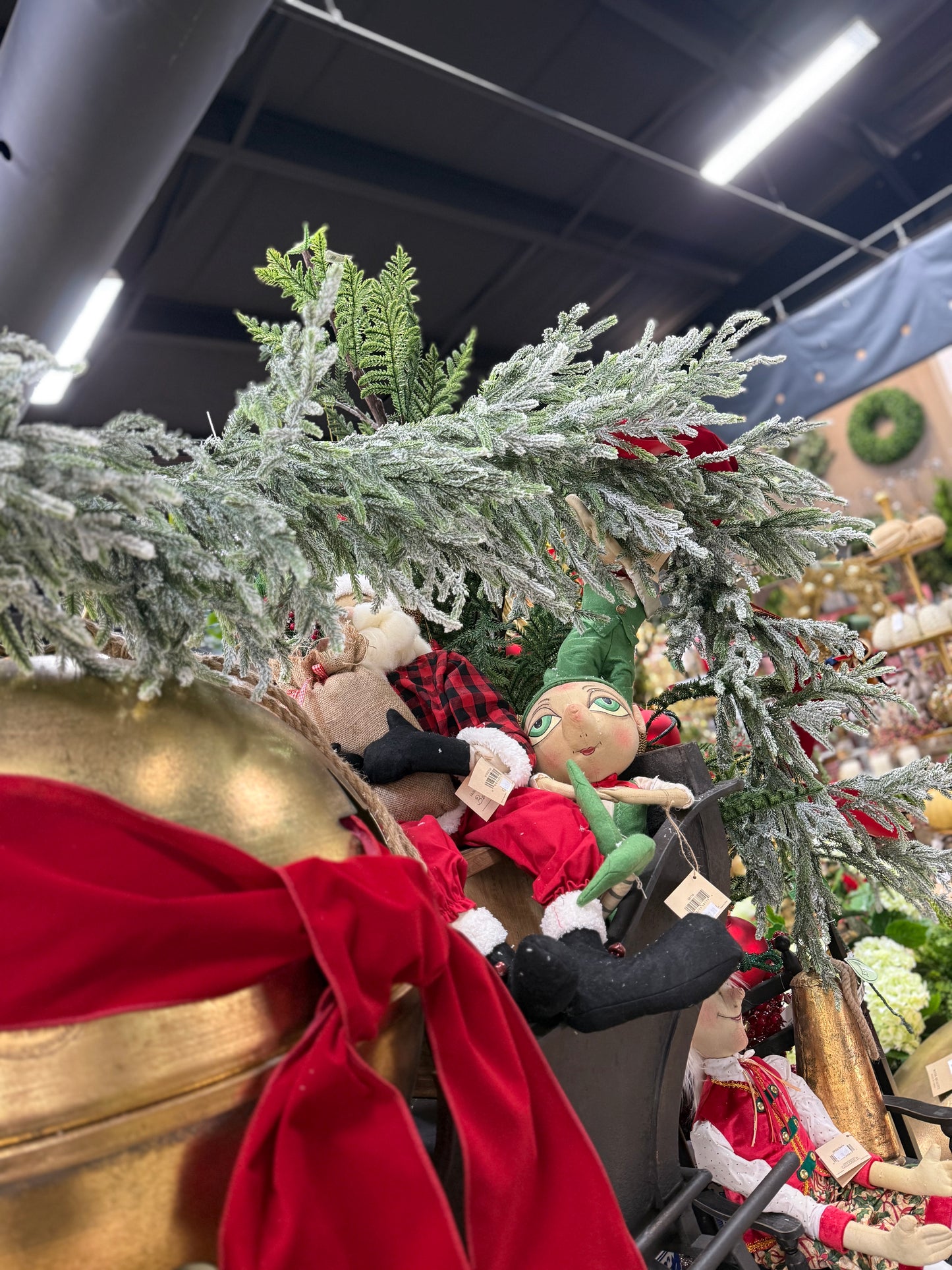 6’ x 20” Snowy Norfolk Garland (Unlit)