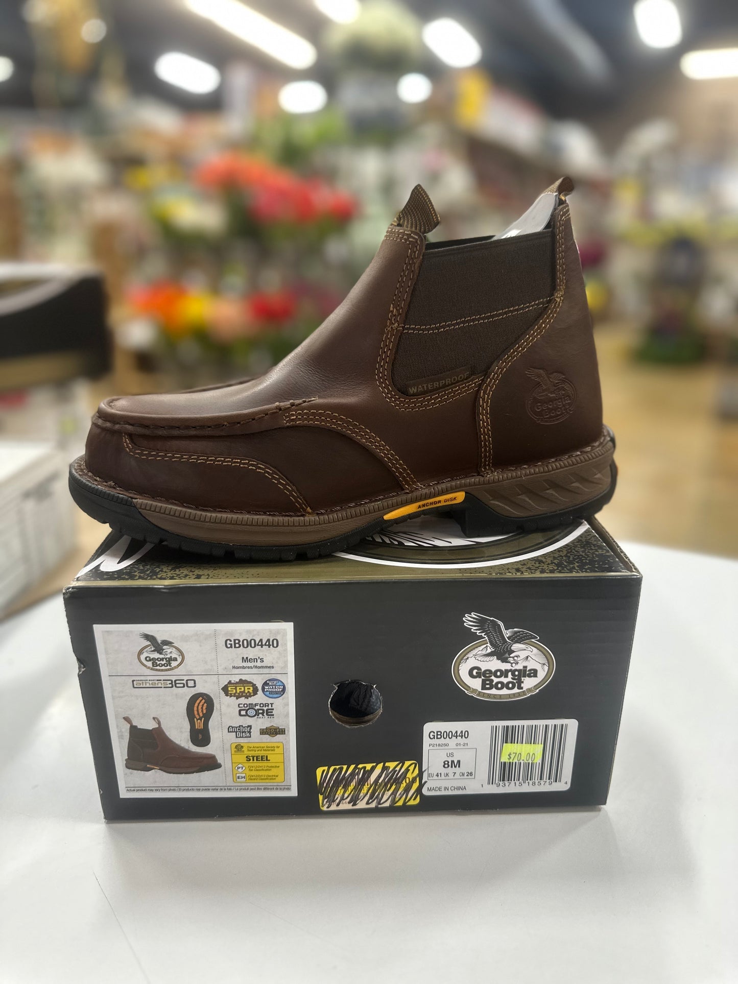 Georgia Slip-On GB00440 Steel Toe Boot