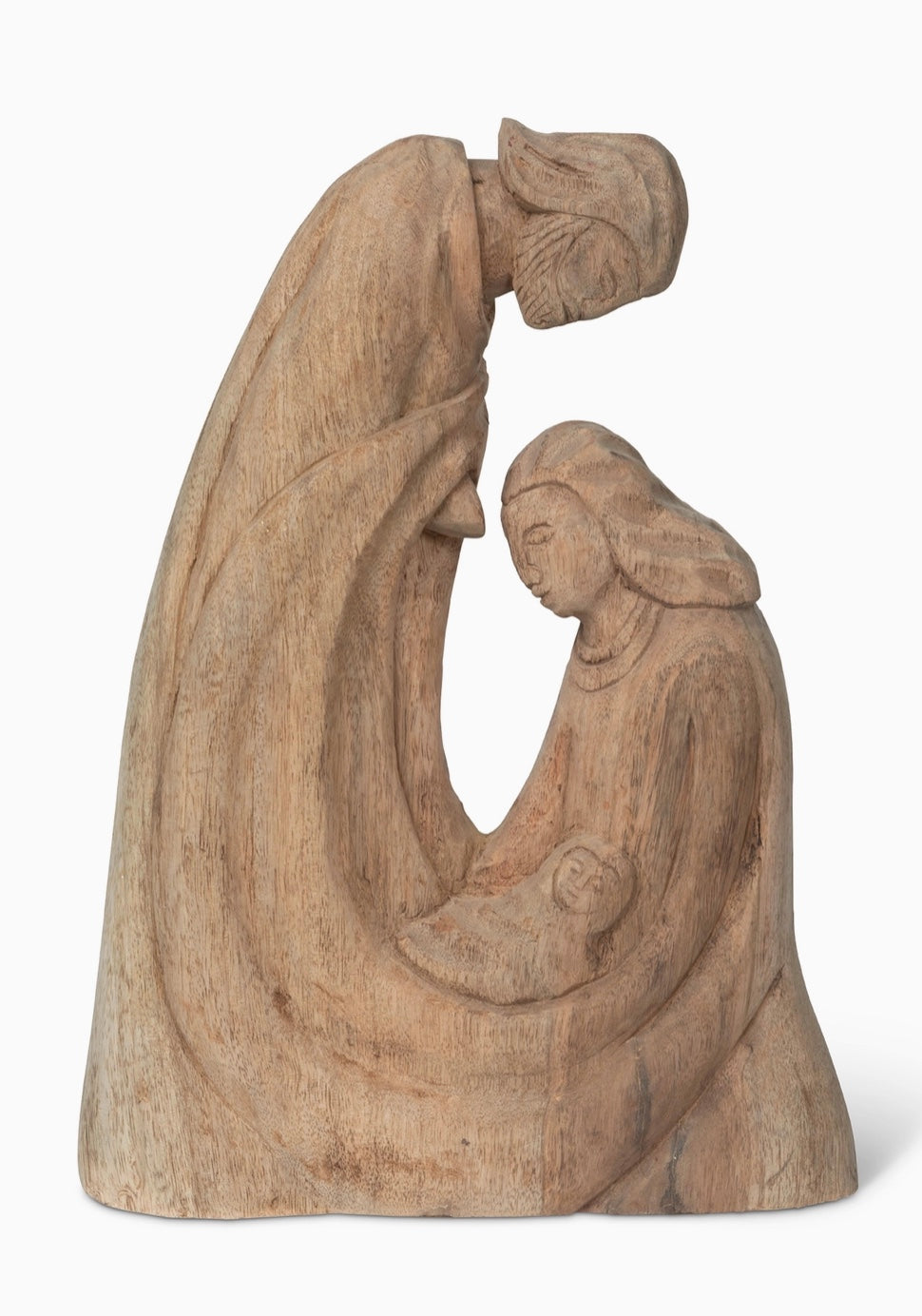Wooden Carved Holy Family