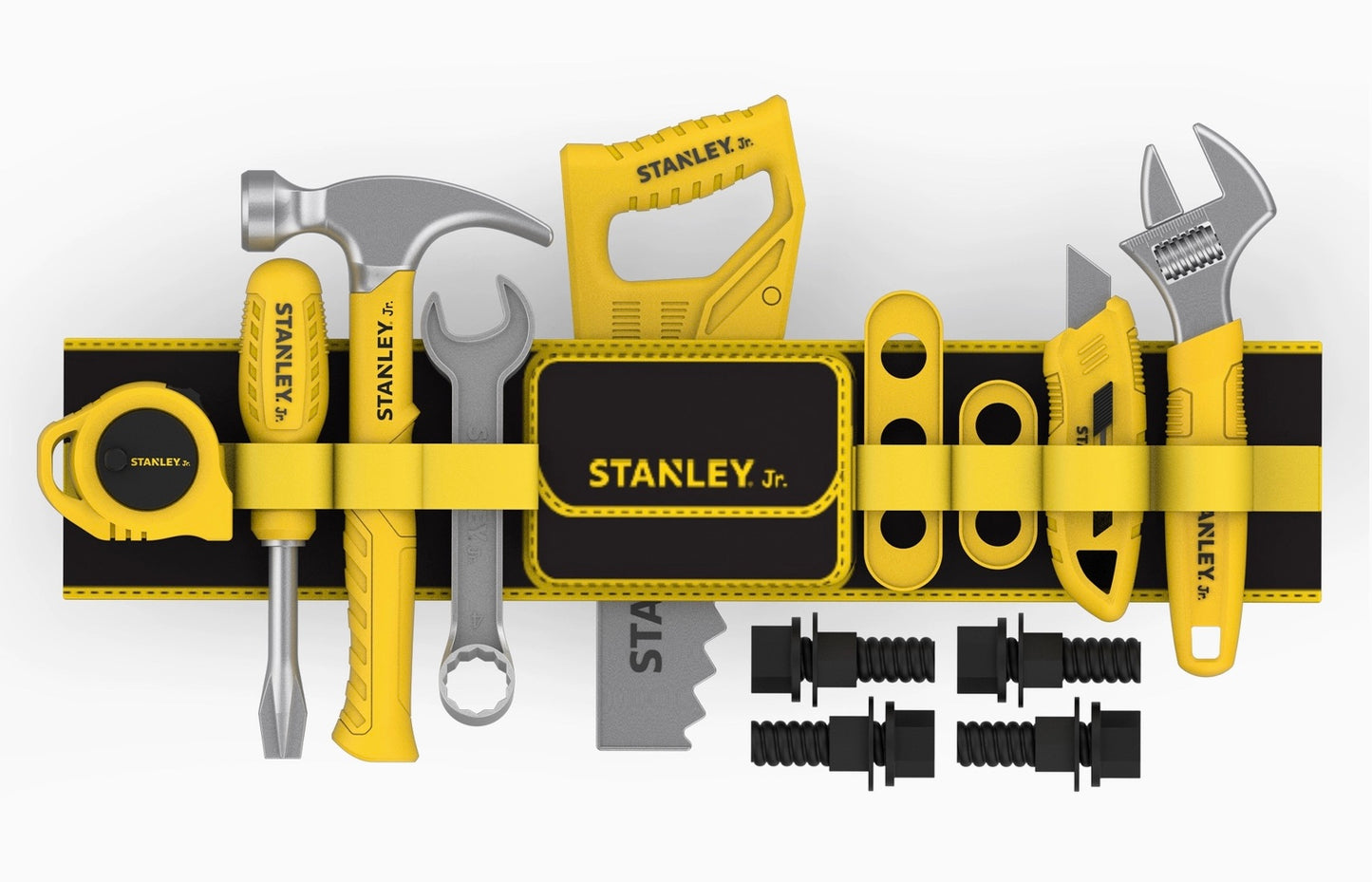 Red Toolbox Stanley Jr. Pretend Play Tools & Toolbelt Set