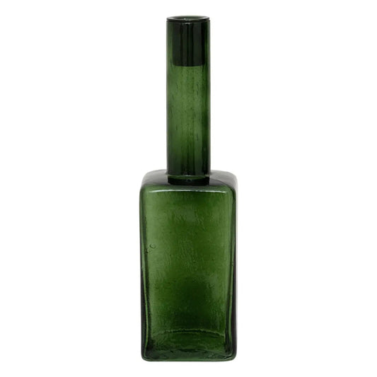 Candle Holder Alba Riffle Green
