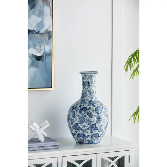 Blue and White Porcelain Vase