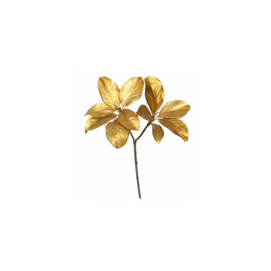 25'' Goldleaf Magnolia Leaf Branch