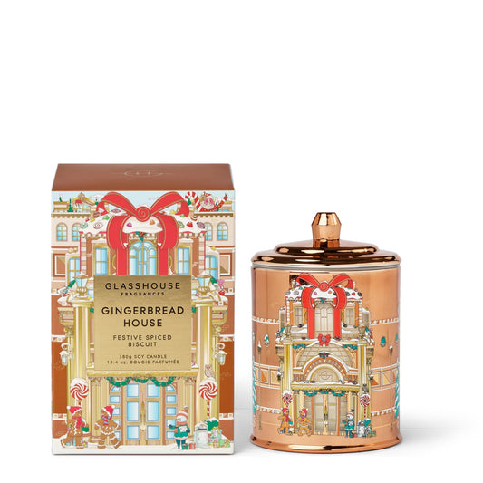 'Gingerbread House' Glasshouse Candle