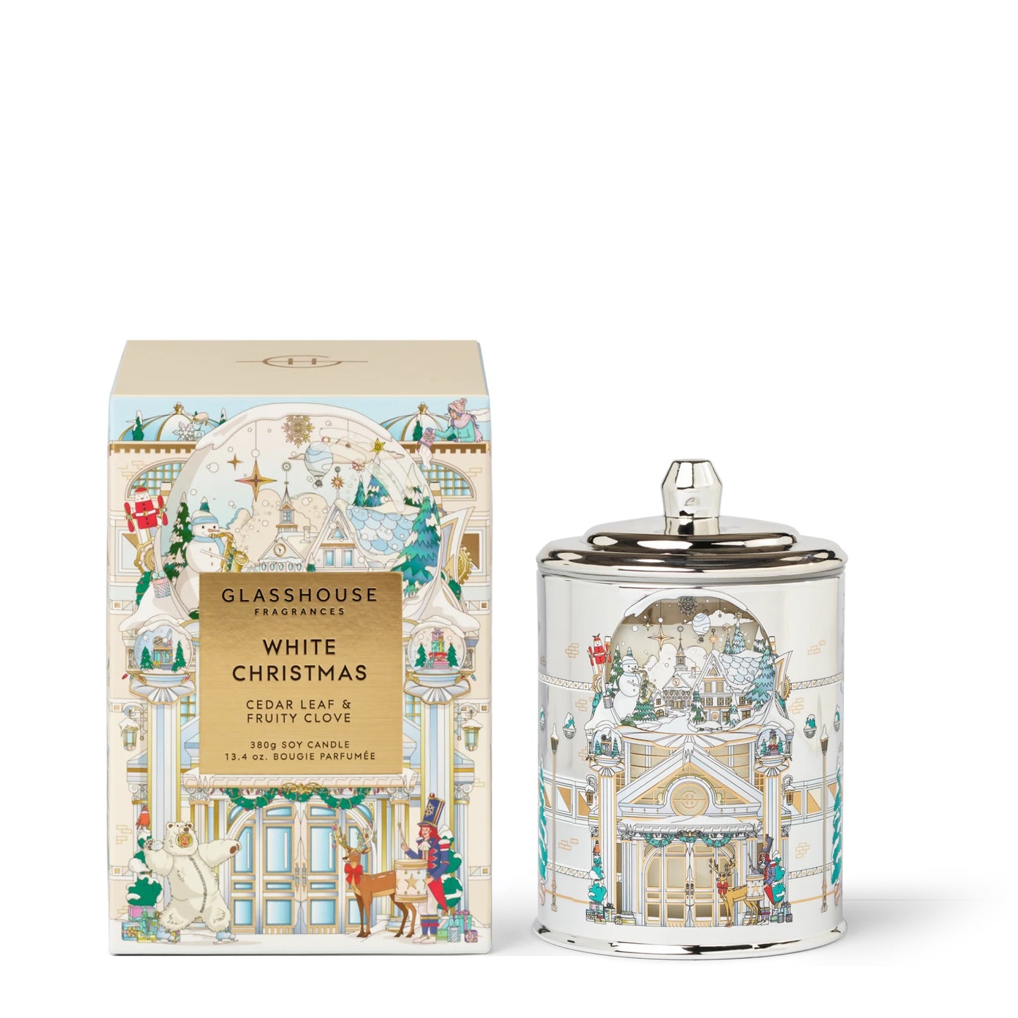 'White Christmas' Glasshouse Candle