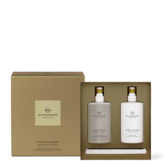 'Kyoto In Bloom' GlassHouse Hand Care Duo With Tray