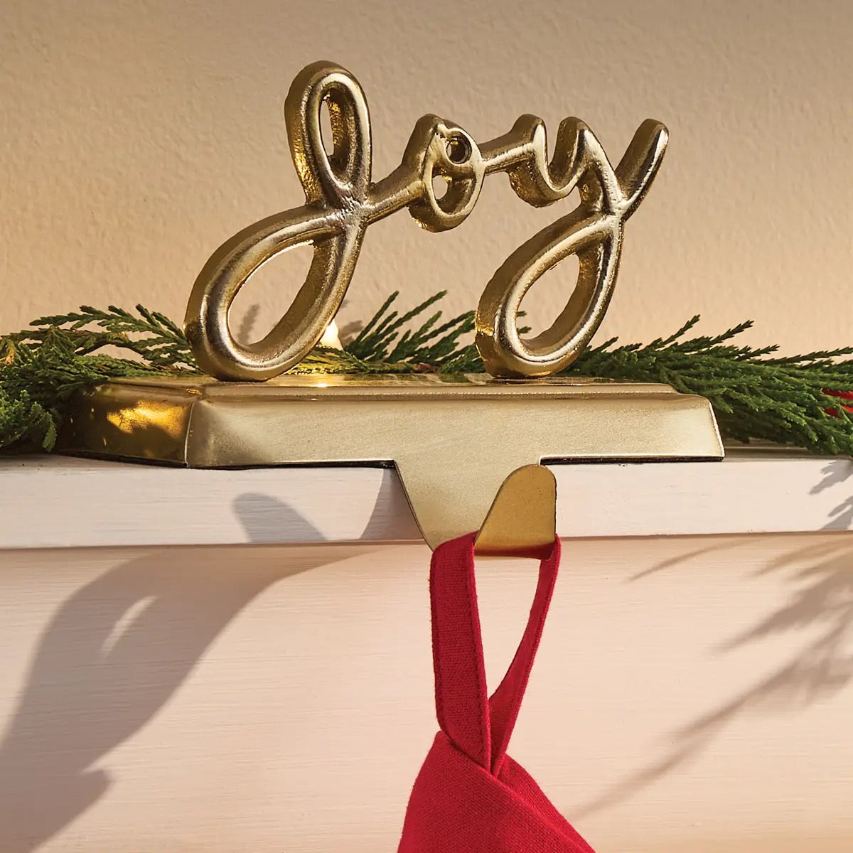 'Joy' Stocking Hanger