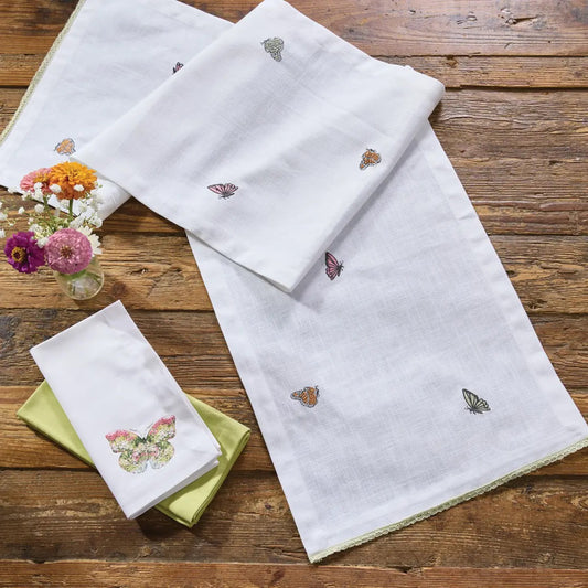 54" Garden Butterflies Runner