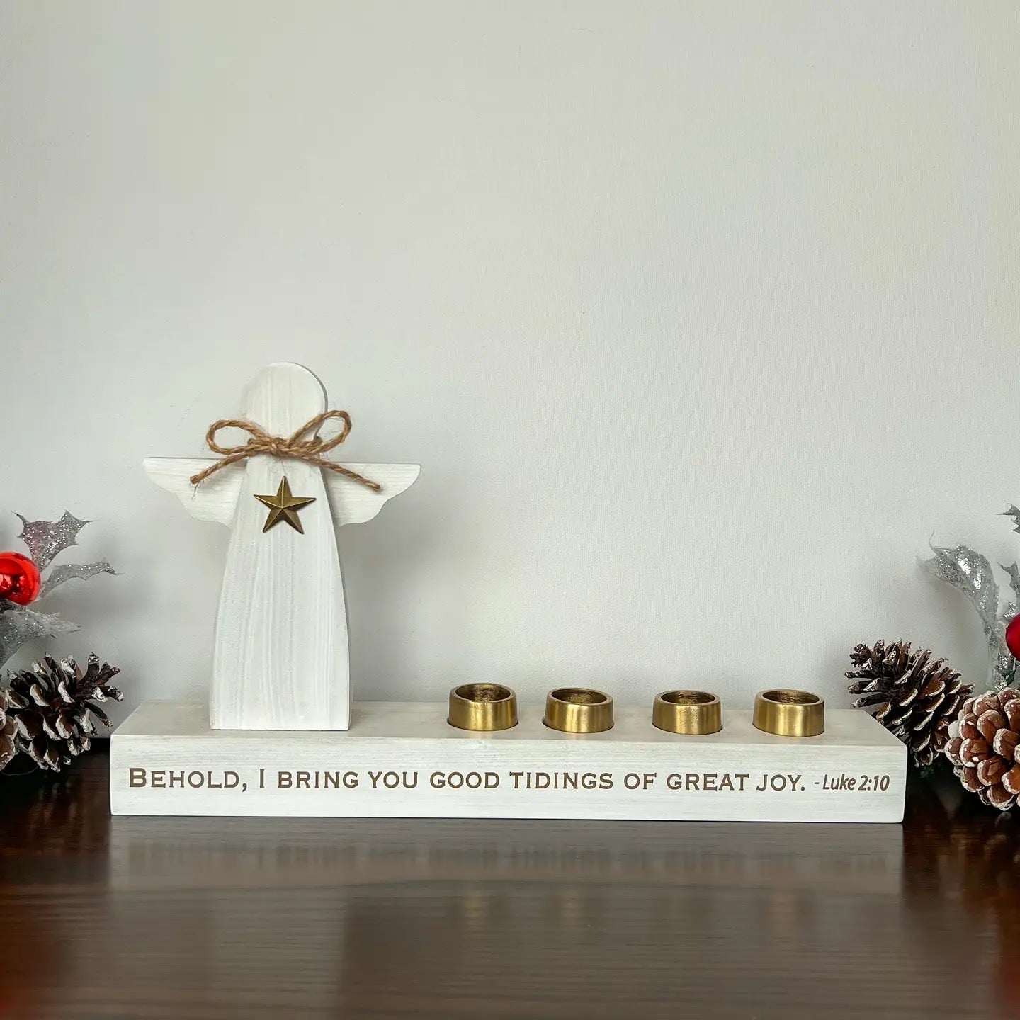 Angel Advent Candle Holder