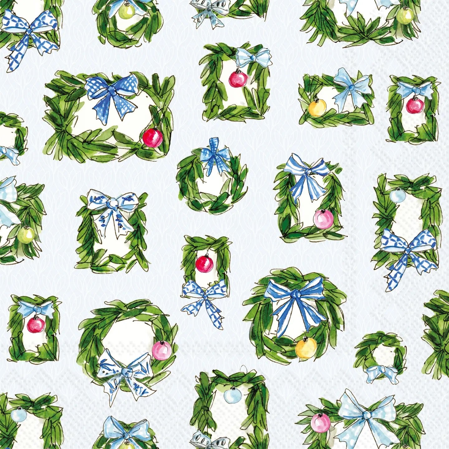Boxwood Ornaments Cocktail Napkins