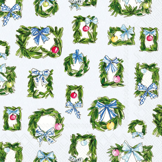 Boxwood Ornaments Cocktail Napkins
