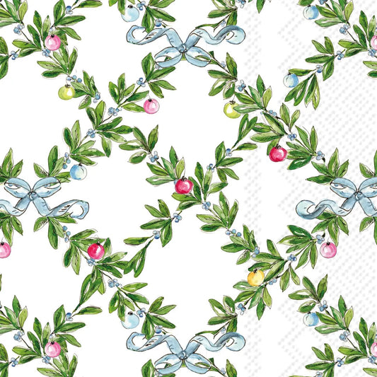 Boxwood Ornaments Cocktail Napkins