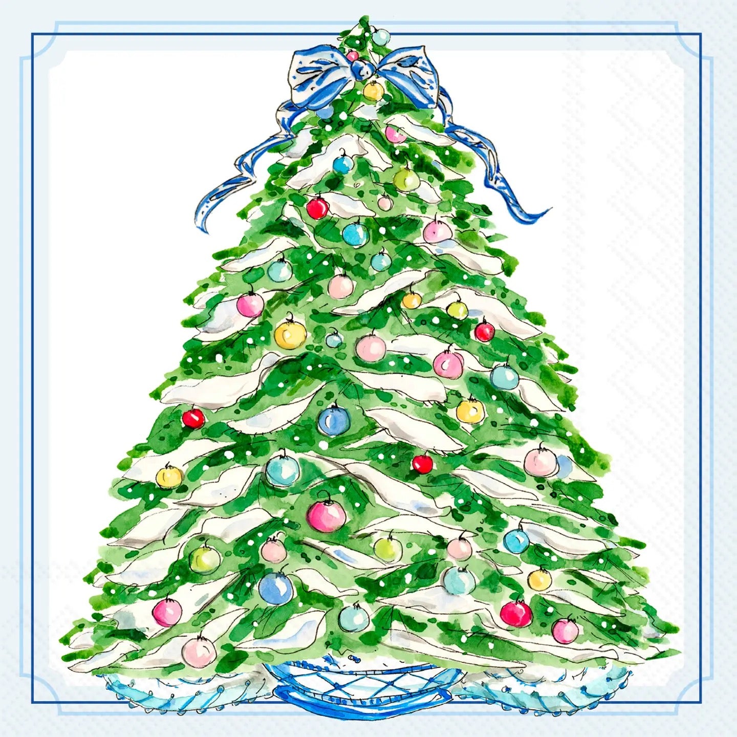 Boxwood Ornaments Cocktail Napkins