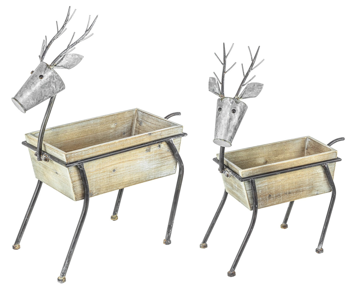 Reindeer Planter Box Set of 2