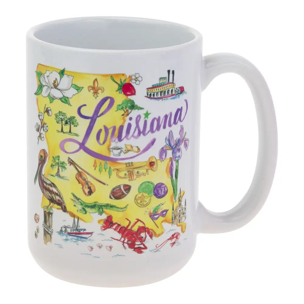 La State Collection Ceramic 15 oz Mug
