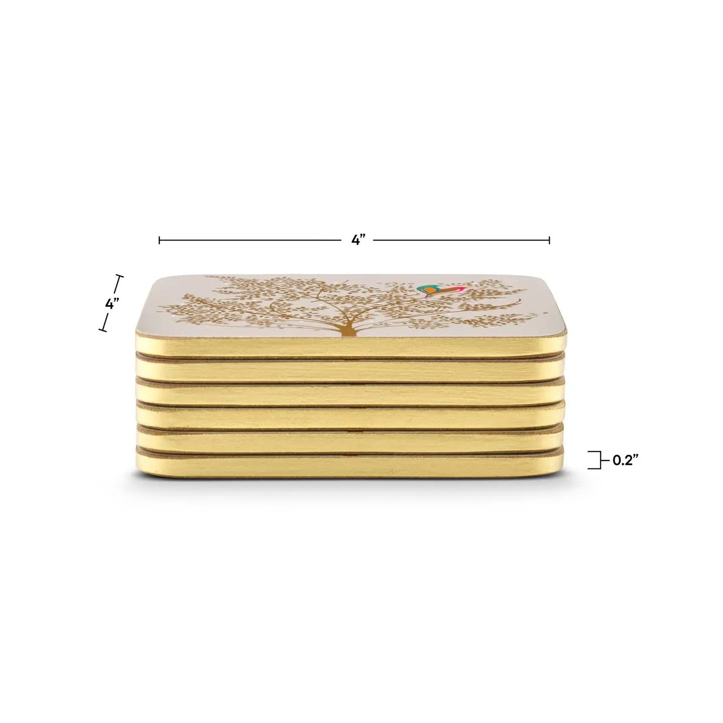 Light Grey Coaster Set