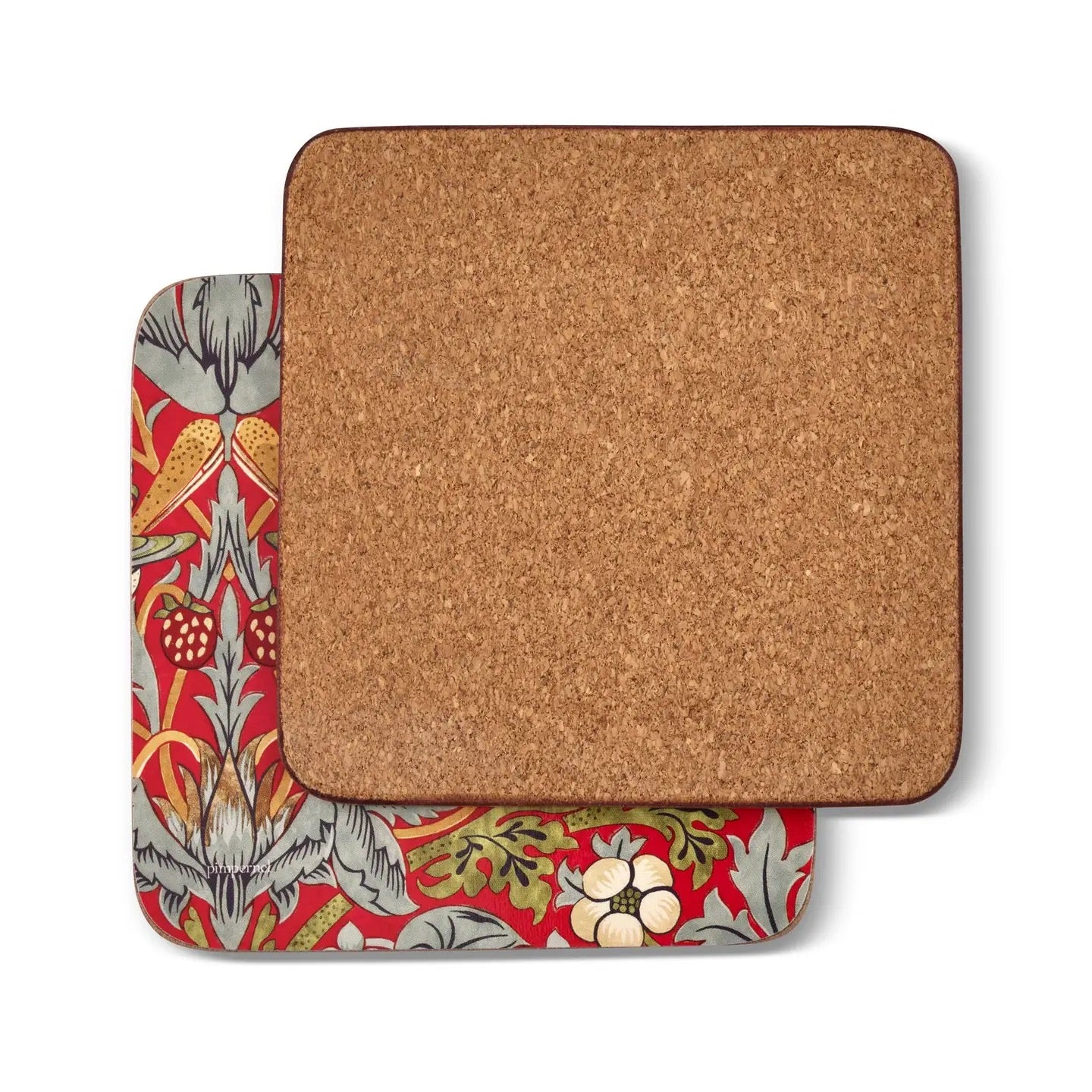 Strawberry Thief Coaster Set