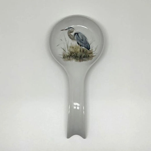 Blue Heron Spoon Rest
