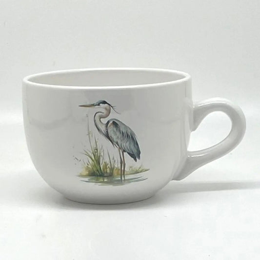 24Oz. Blue Heron Soup Mug