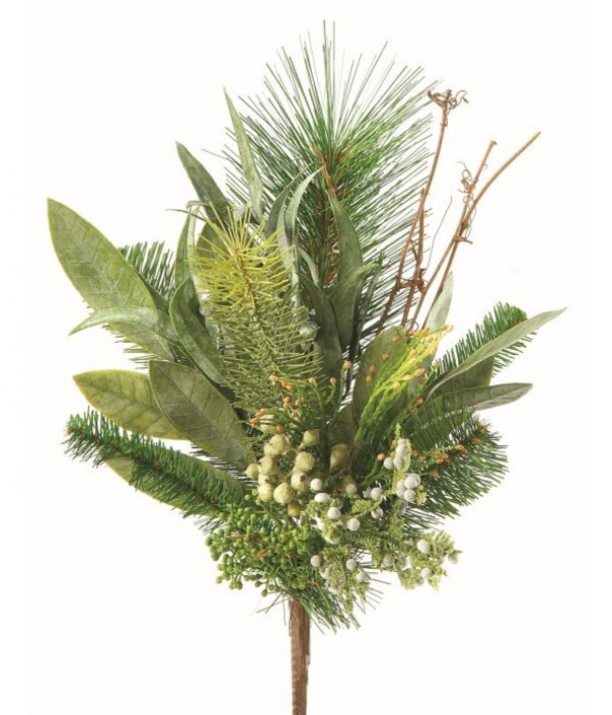 14” Seeded Eucalyptus Pine Spray