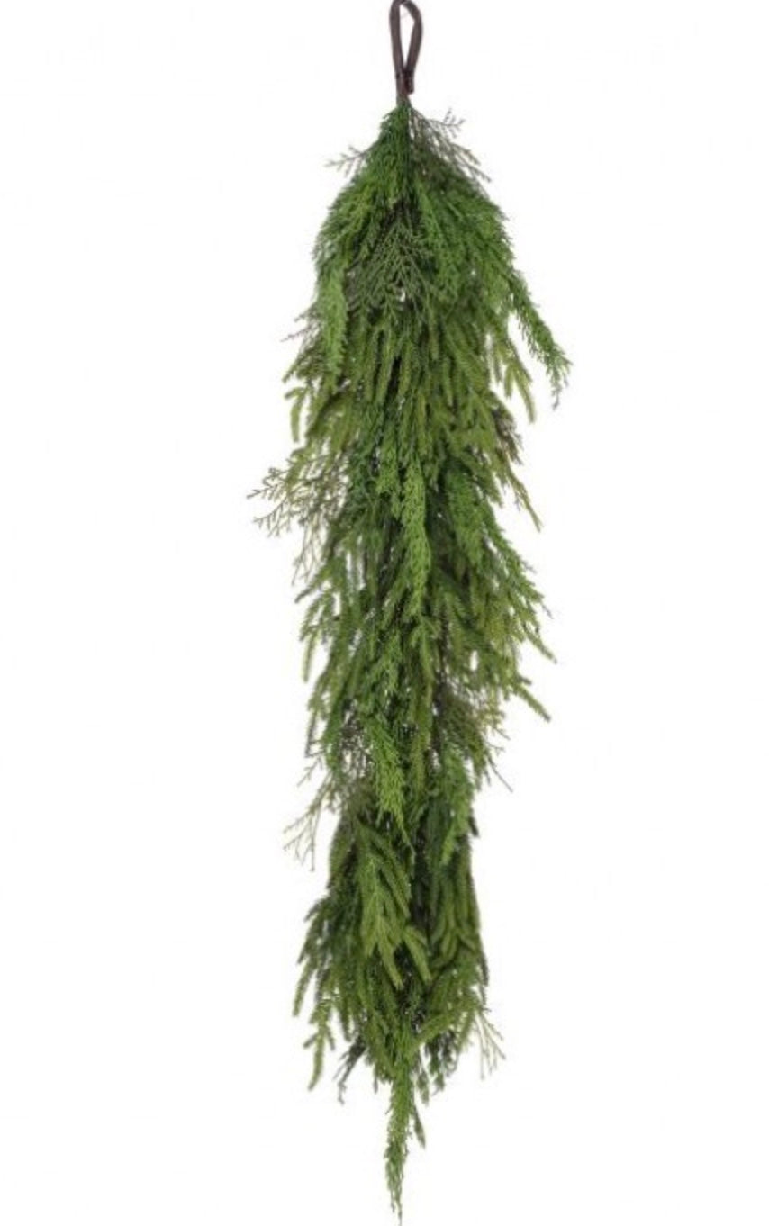 48" Cyprus Norfolk Pine Garland
