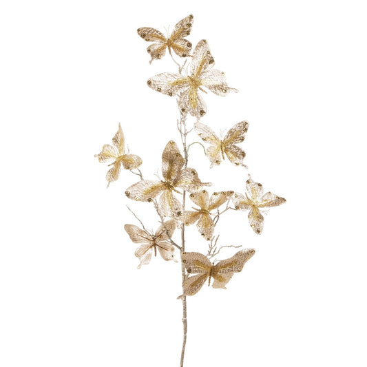37" Glitter Butterfly Spray- 2 Colors