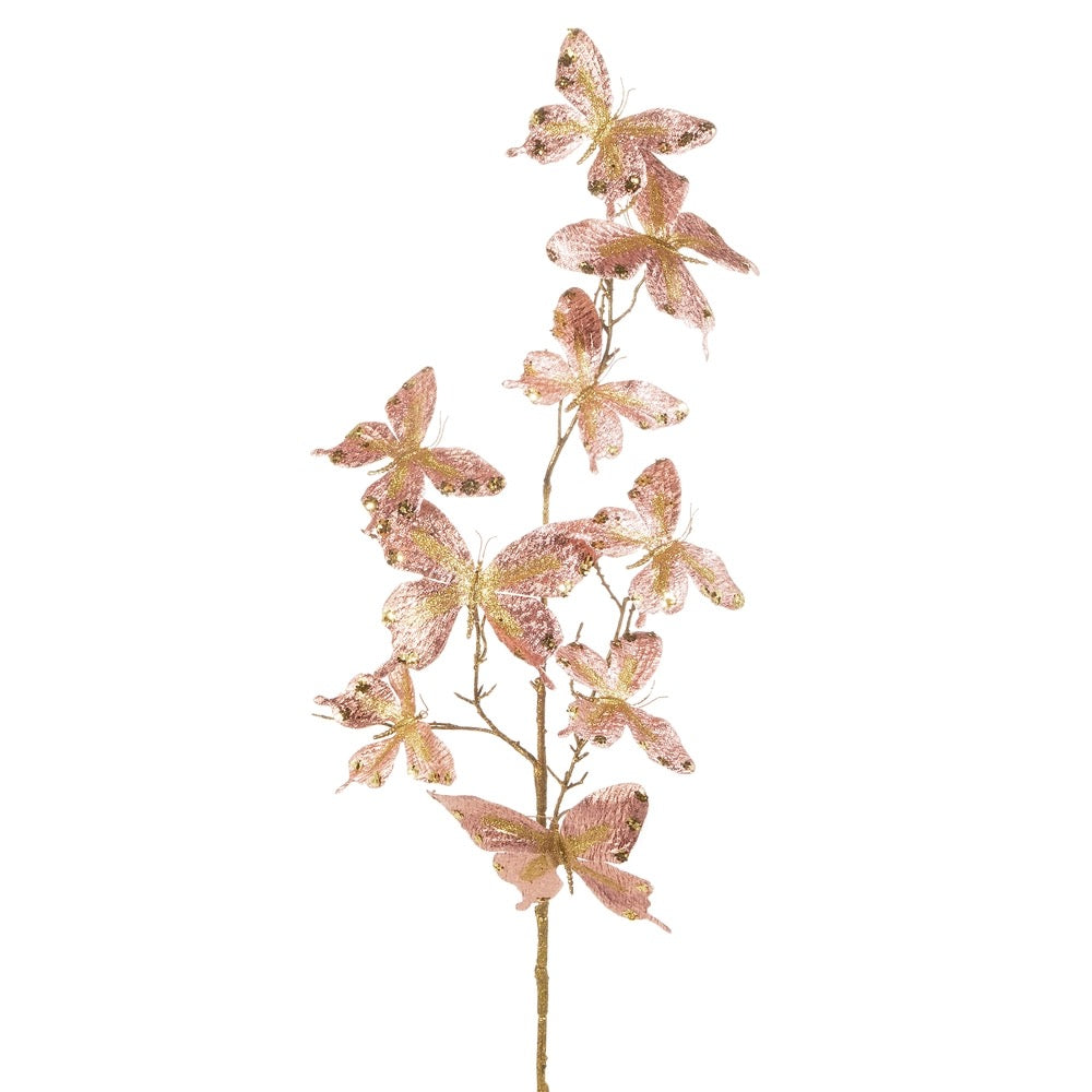 37" Glitter Butterfly Spray- 2 Colors