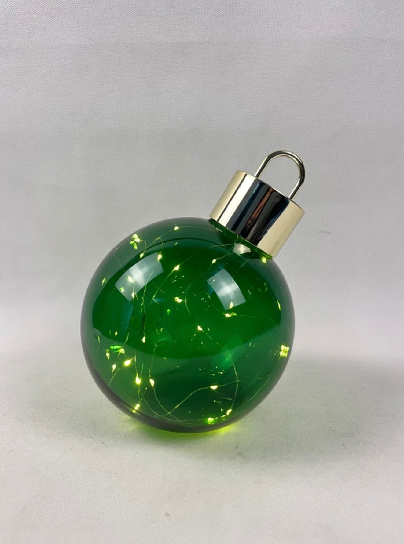 LED Christmas Ornament Tabletop Decor, 2 Sizes & Colors