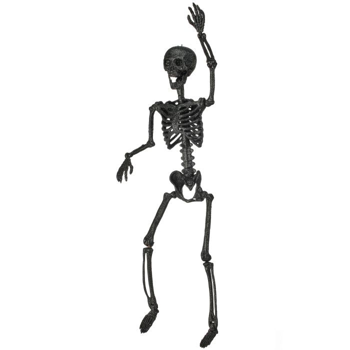 Black Glitter Skeleton