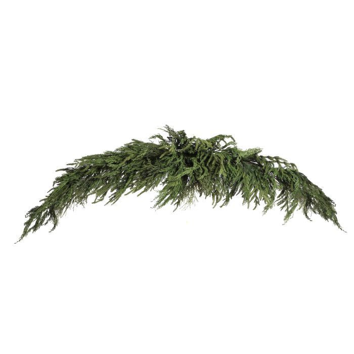 72" Luxury Cyprus/Norfolk Pine Mix Swag