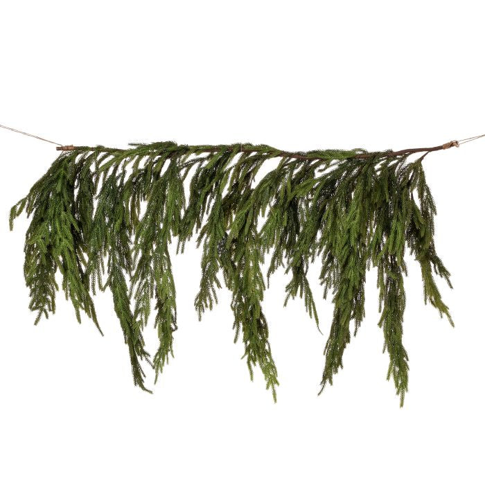 40"x27" Real Touch Norfolk Pine Dripping Garland