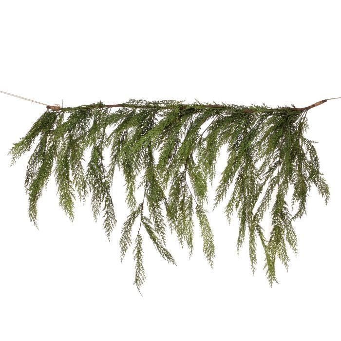 40x27" Natural Touch Cedar Dripping Garland