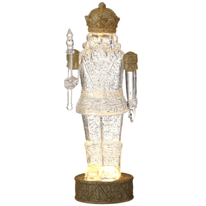 13" LED Nutcracker Water Globe