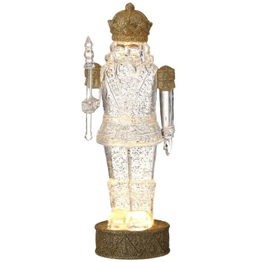 13" LED Nutcracker Water Globe