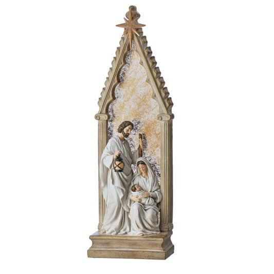 27" Resin Mirrored Holy Family