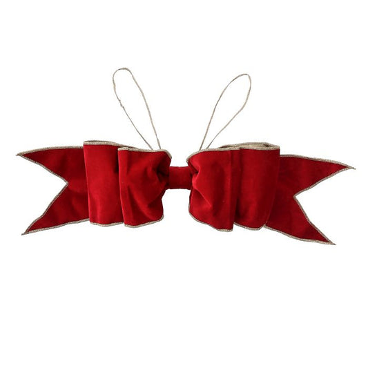 6" x 16" x 24" Velvet Premade Bow