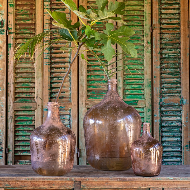 Decorative Burnished Bourbon Bottle