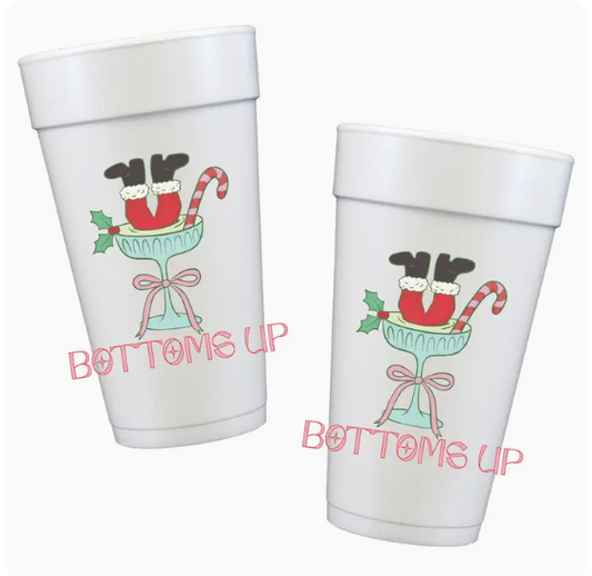 Christmas Styrofoam Cups - 7 Styles