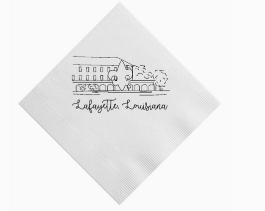 Fleur De Lis ULL Napkin